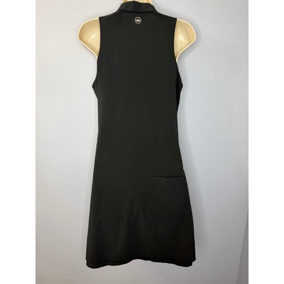 Peter Millar Carner Sleeveless Sport Dress Crown Sport Black Sz S - Picture 7 of 13